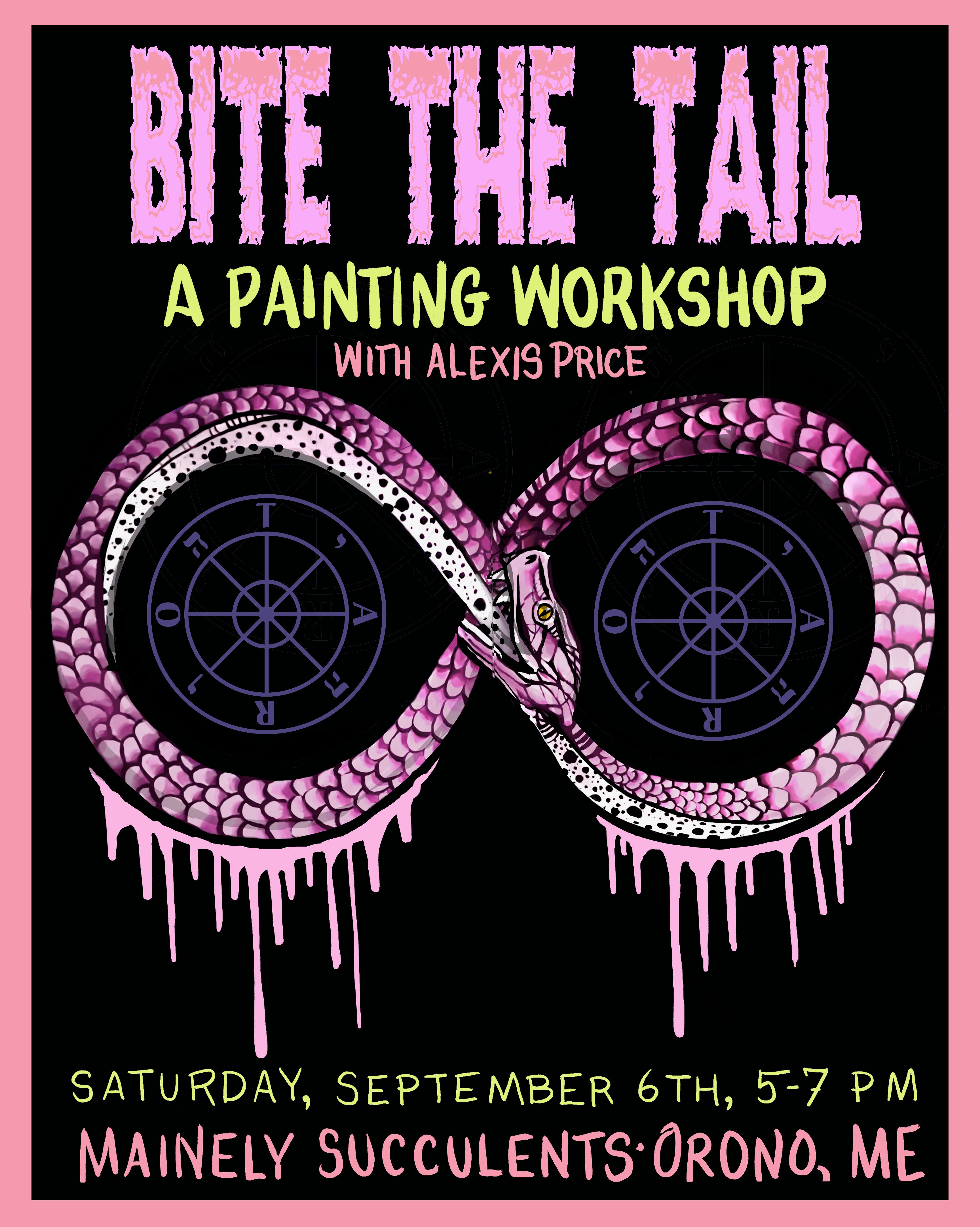 Bite the Tail: a painting workshop